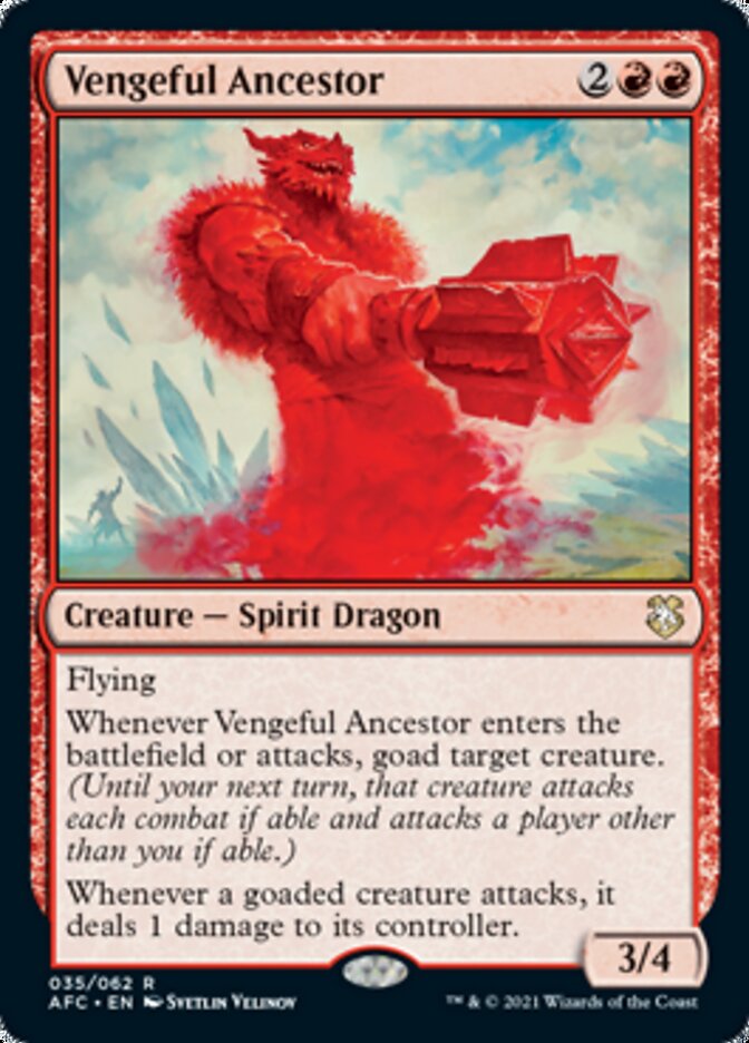 Vengeful Ancestor [Dungeons & Dragons: Adventures in the Forgotten Realms Commander] | Good Games North