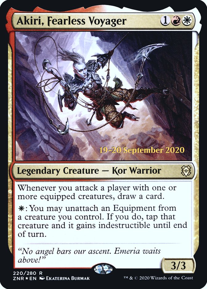Akiri, Fearless Voyager  [Zendikar Rising Prerelease Promos] | Good Games North