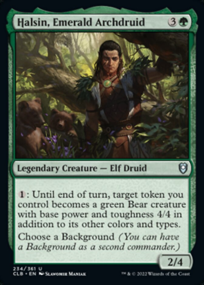 Halsin, Emerald Archdruid [Commander Legends: Battle for Baldur's Gate] | Good Games North