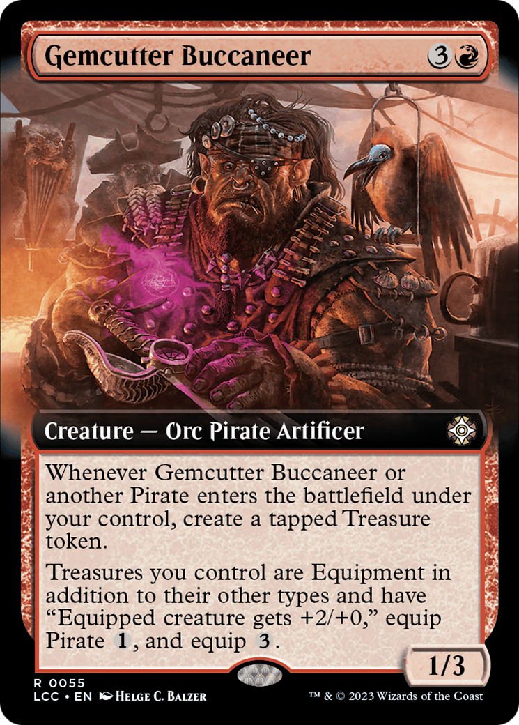 Gemcutter Buccaneer (Extended Art) [The Lost Caverns of Ixalan Commander] | Good Games North