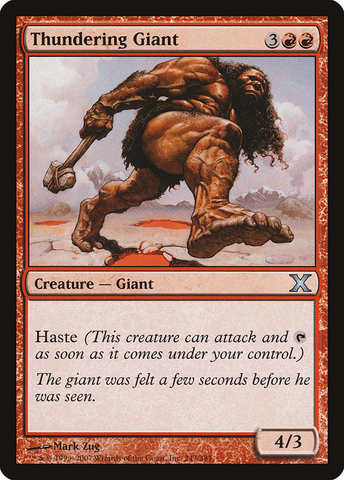 Thundering Giant [Tenth Edition] | Good Games North