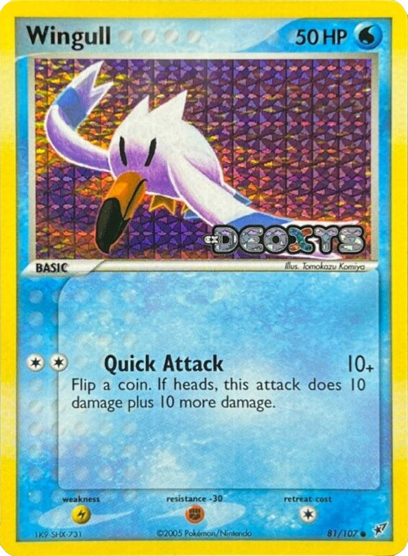 Wingull (81/107) (Stamped) [EX: Deoxys] | Good Games North