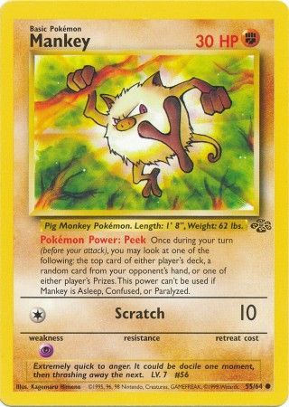 Mankey (55/64) [Jungle Unlimited] | Good Games North
