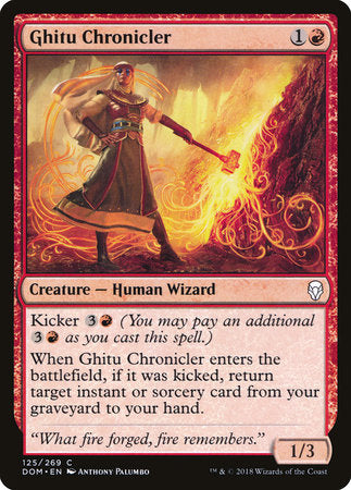 Ghitu Chronicler [Dominaria] | Good Games North