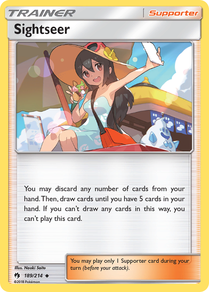 Sightseer (189/214) [Sun & Moon: Lost Thunder] | Good Games North