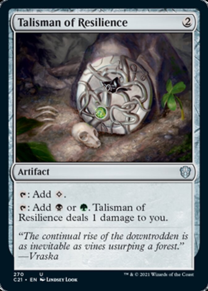 Talisman of Resilience [Commander 2021] | Good Games North