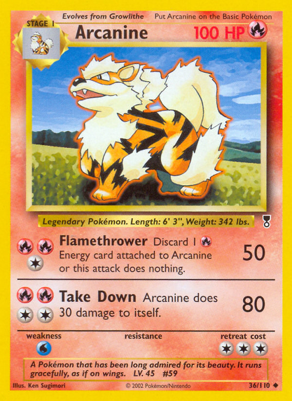 Arcanine (36/110) [Legendary Collection] | Good Games North