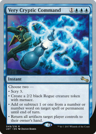 Very Cryptic Command (F) [Unstable] | Good Games North
