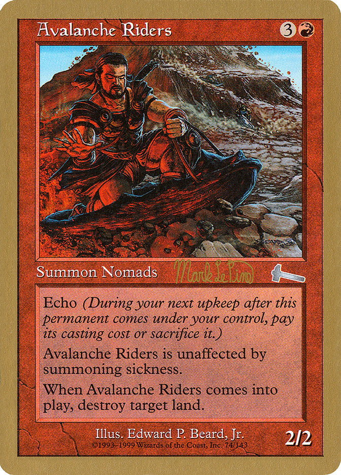 Avalanche Riders (Mark Le Pine) [World Championship Decks 1999] | Good Games North