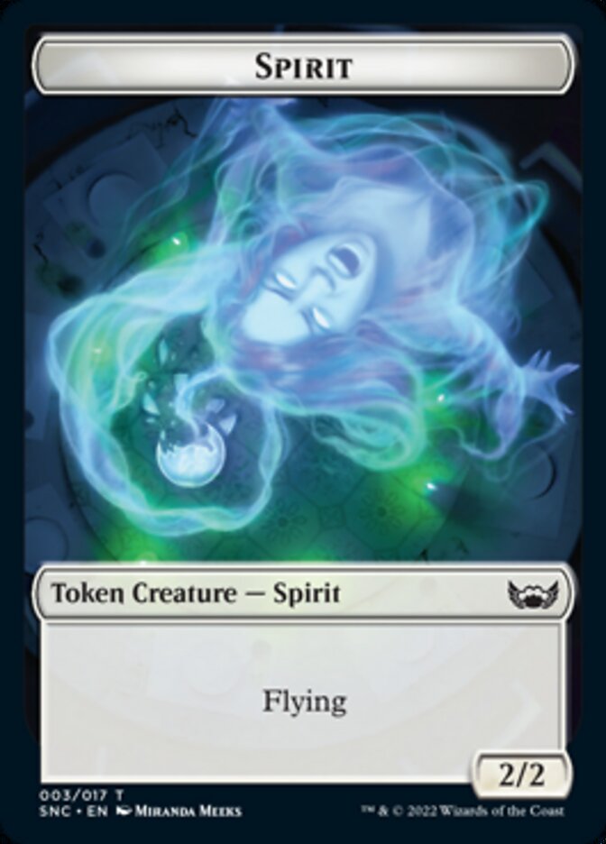Devil // Spirit Double-sided Token [Streets of New Capenna Tokens] | Good Games North