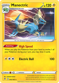 Manectric (052/185) [Sword & Shield: Vivid Voltage] | Good Games North