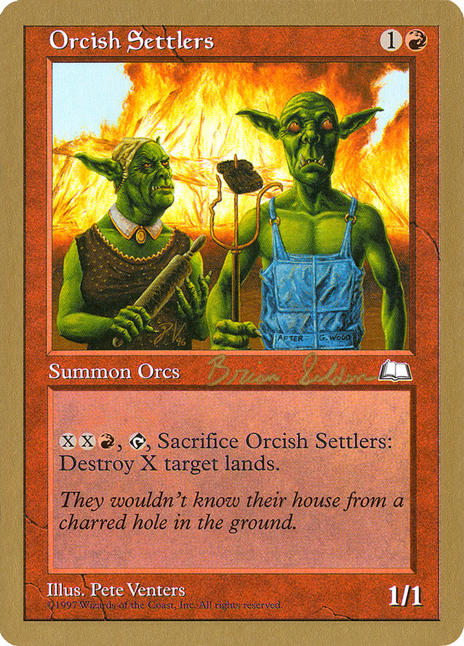 Orcish Settlers (Brian Selden) [World Championship Decks 1998] | Good Games North