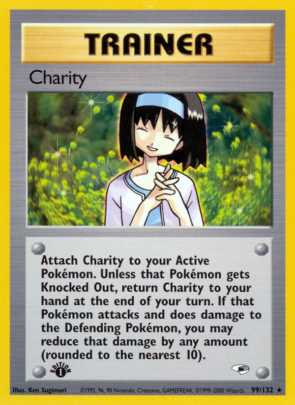 Charity (99/132) [Gym Heroes 1st Edition] | Good Games North