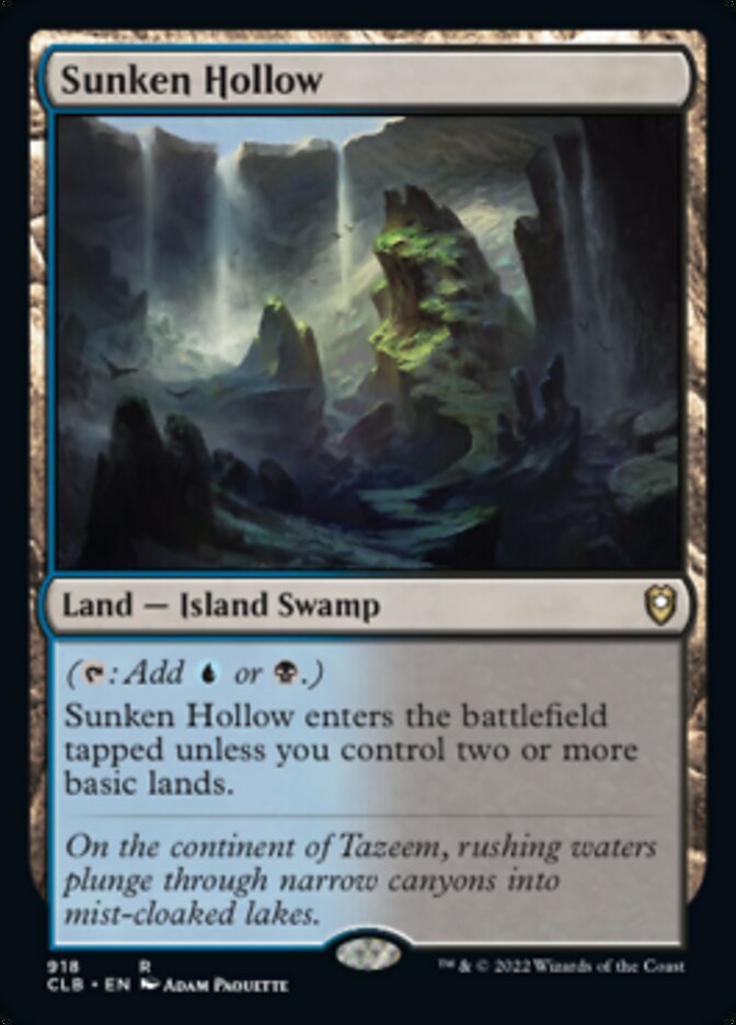 Sunken Hollow [Commander Legends: Battle for Baldur's Gate] | Good Games North