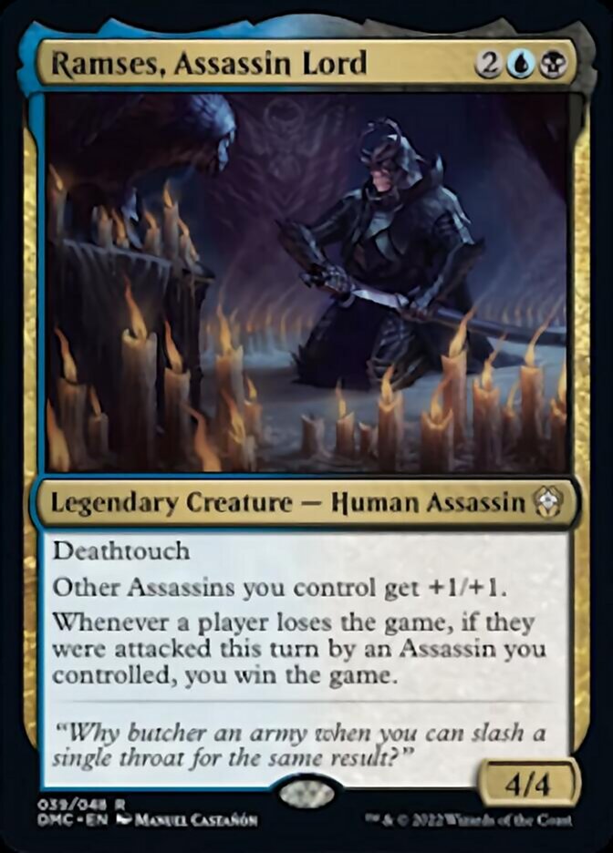 Ramses, Assassin Lord [Dominaria United Commander] | Good Games North