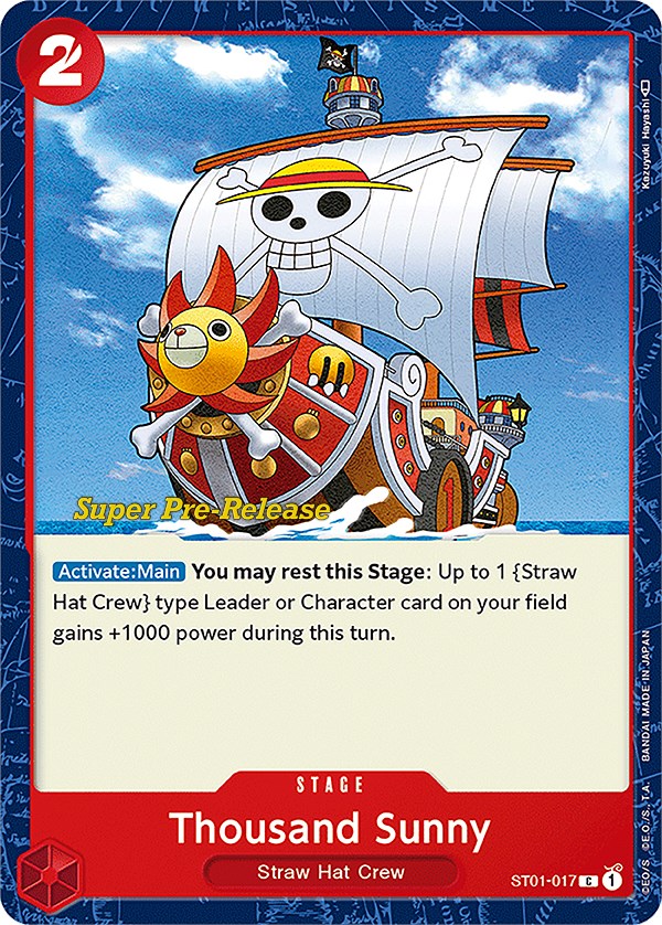 Thousand Sunny [Super Pre-Release Starter Deck: Straw Hat Crew] | Good Games North