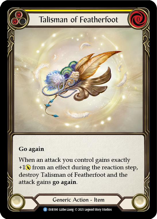 Talisman of Featherfoot [EVR190] (Everfest)  1st Edition Cold Foil | Good Games North