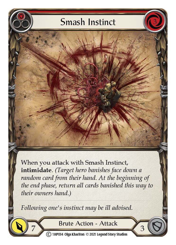 Smash Instinct (Red) [1HP034] | Good Games North