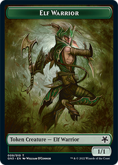 Bird Illusion // Elf Warrior Double-Sided Token [Game Night: Free-for-All Tokens] | Good Games North