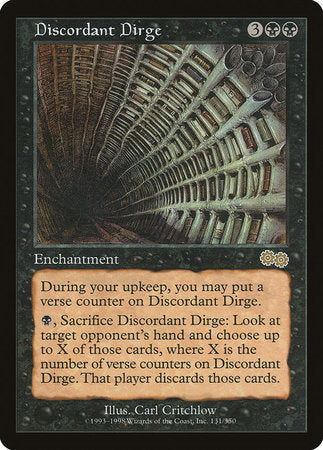 Discordant Dirge [Urza's Saga] | Good Games North