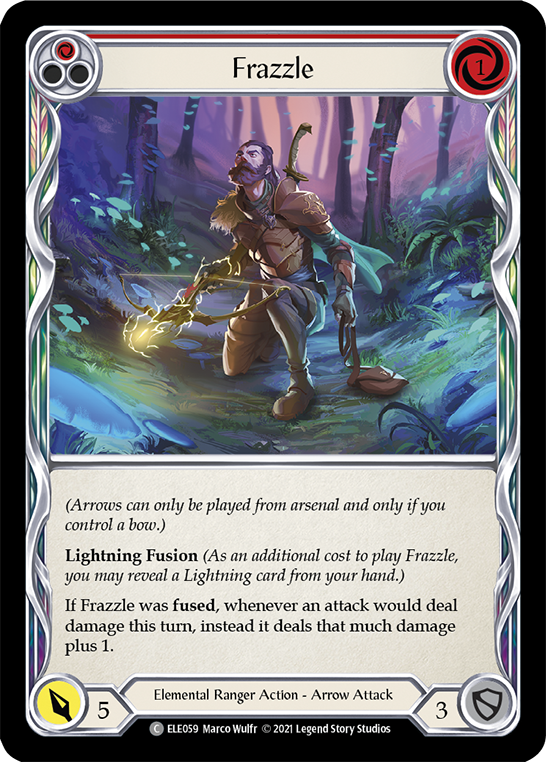 Frazzle (Red) [ELE059] (Tales of Aria)  1st Edition Normal | Good Games North