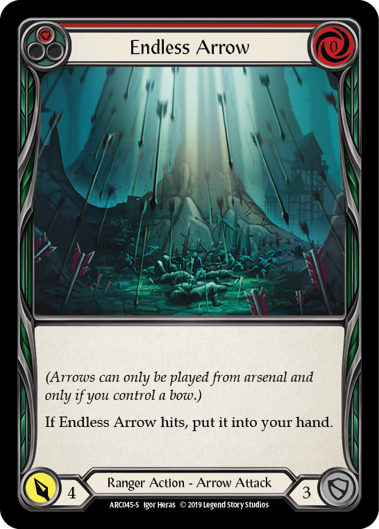 Endless Arrow [ARC045-S] 1st Edition Rainbow Foil | Good Games North