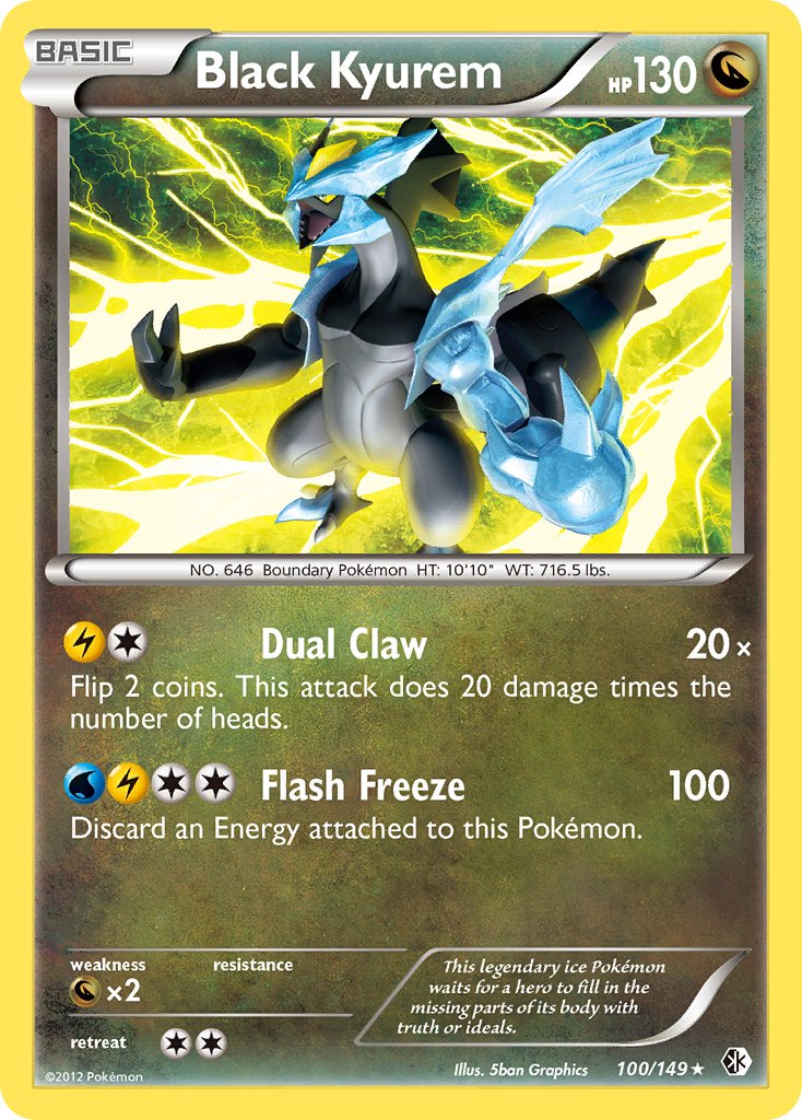 Black Kyurem (100/149) (Theme Deck Exclusive) [Black & White: Boundaries Crossed] | Good Games North