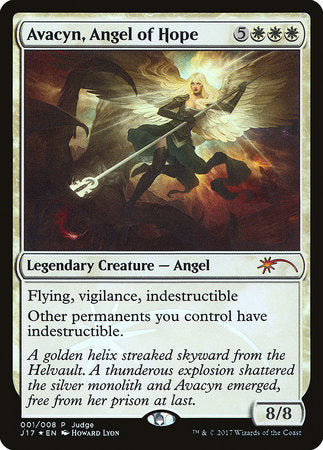 Avacyn, Angel of Hope [Judge Gift Cards 2017] | Good Games North