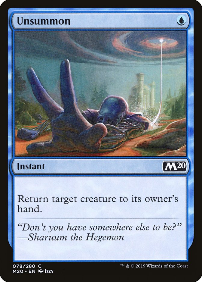 Unsummon [Core Set 2020] | Good Games North