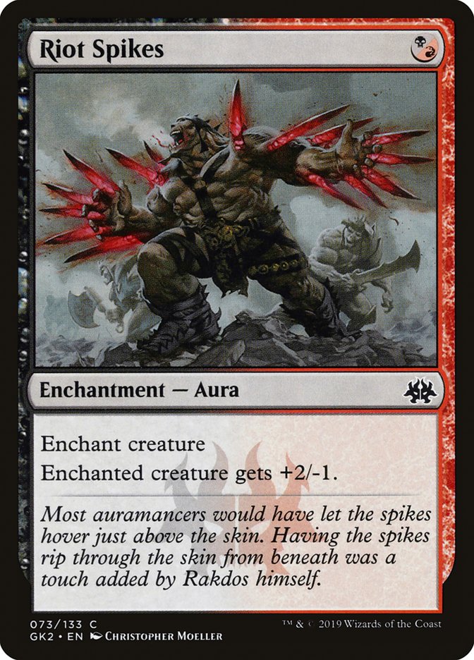 Riot Spikes [Ravnica Allegiance Guild Kit] | Good Games North