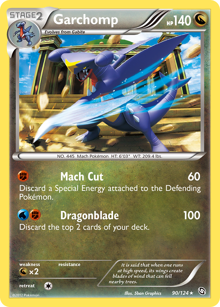 Garchomp (90/124) [Black & White: Dragons Exalted] | Good Games North