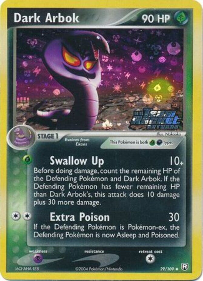 Dark Arbok (29/109) (Stamped) [EX: Team Rocket Returns] | Good Games North