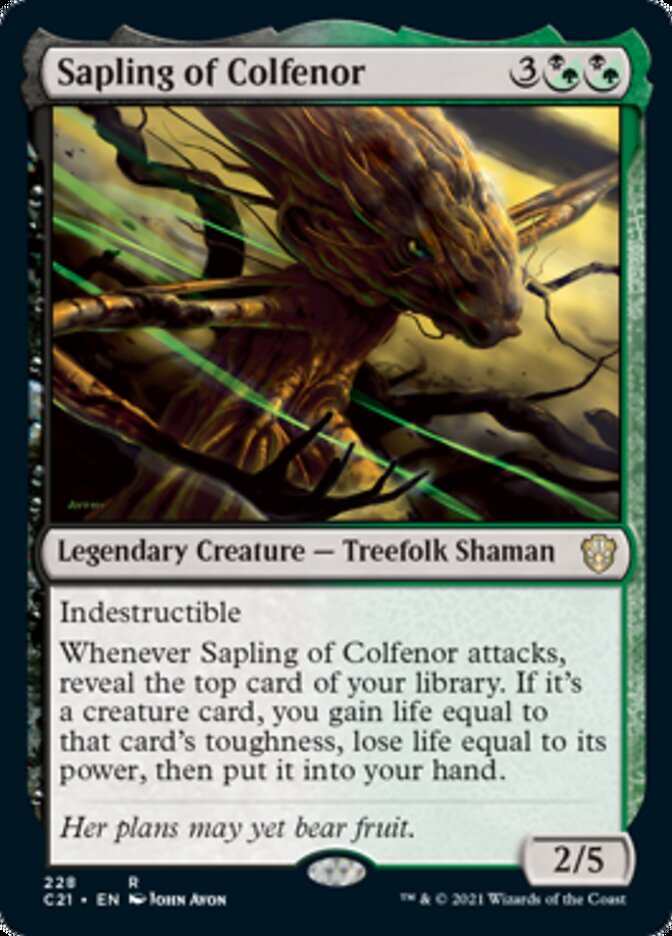 Sapling of Colfenor [Commander 2021] | Good Games North
