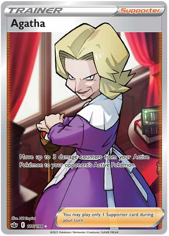 Agatha (186/198) [Sword & Shield: Chilling Reign] | Good Games North