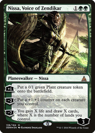Nissa, Voice of Zendikar [Oath of the Gatewatch Promos] | Good Games North