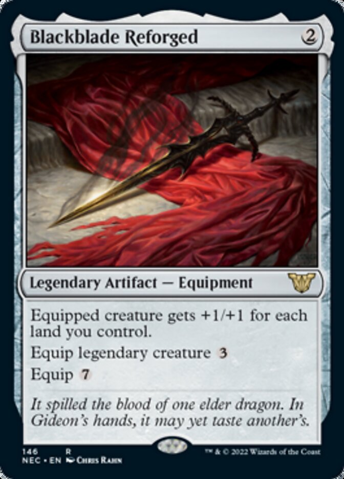 Blackblade Reforged [Kamigawa: Neon Dynasty Commander] | Good Games North