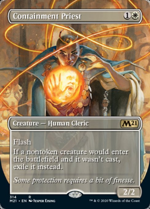 Containment Priest (Borderless) [Core Set 2021] | Good Games North
