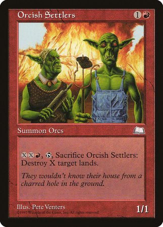 Orcish Settlers [Weatherlight] | Good Games North