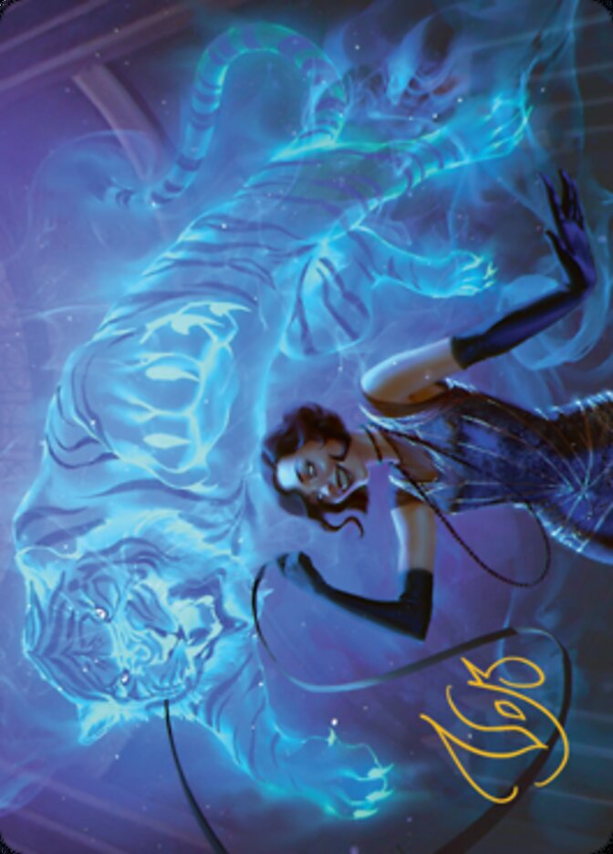 Extravagant Replication Art Card (Gold-Stamped Signature) [Streets of New Capenna Art Series] | Good Games North