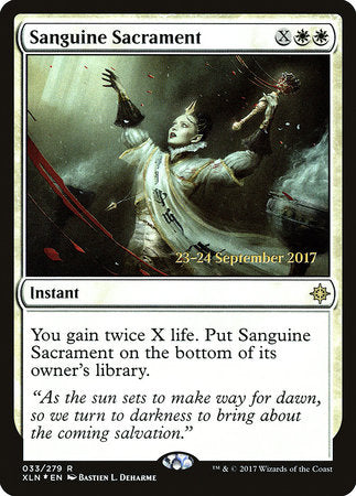Sanguine Sacrament [Ixalan Promos] | Good Games North
