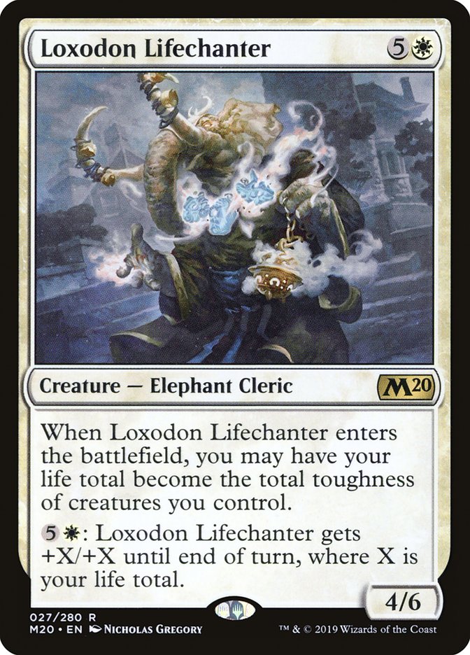 Loxodon Lifechanter [Core Set 2020] | Good Games North