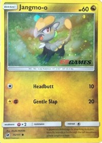 Jangmo-o (75/111) (Cosmos Holo) (EB Games Promo) [Sun & Moon: Crimson Invasion] | Good Games North