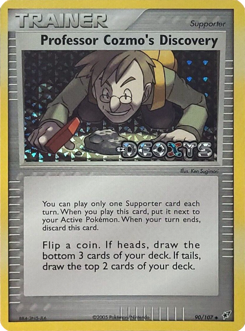 Professor Cozmo's Discovery (90/107) (Stamped) [EX: Deoxys] | Good Games North