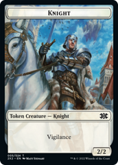 Spider // Knight Double-sided Token [Double Masters 2022 Tokens] | Good Games North