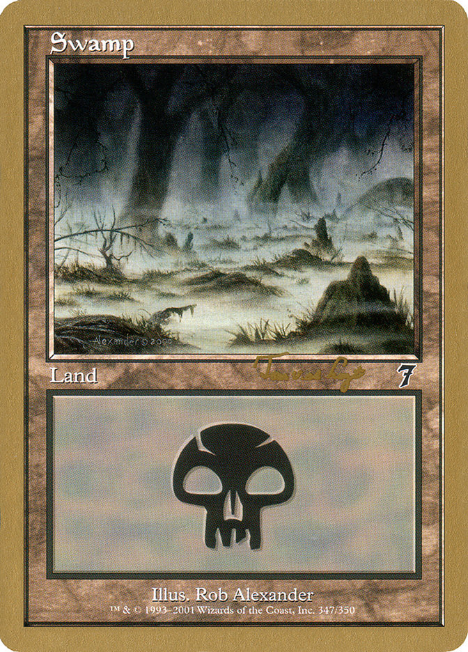 Swamp (tvdl347) (Tom van de Logt) [World Championship Decks 2001] | Good Games North