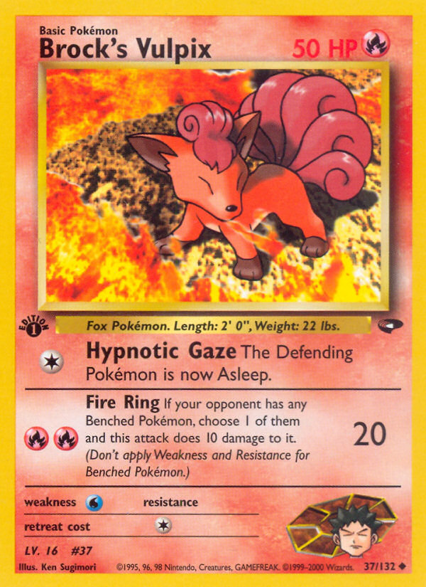 Brock's Vulpix (37/132) [Gym Challenge 1st Edition] | Good Games North
