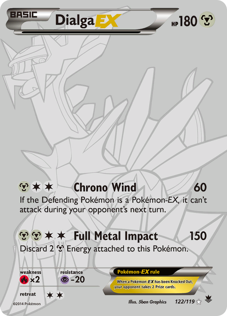 Dialga EX (122/119) [XY: Phantom Forces] | Good Games North
