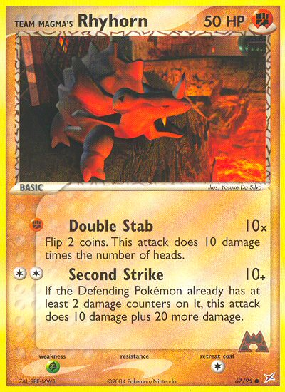 Team Magma's Rhyhorn (67/95) [EX: Team Magma vs Team Aqua] | Good Games North