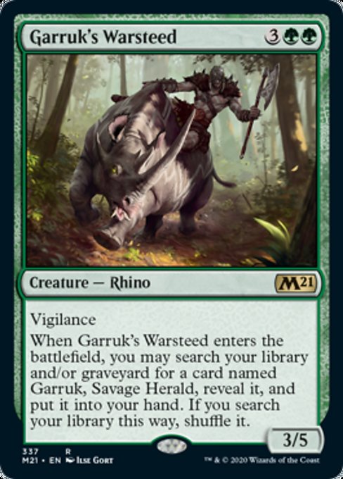 Garruk's Warsteed [Core Set 2021] | Good Games North