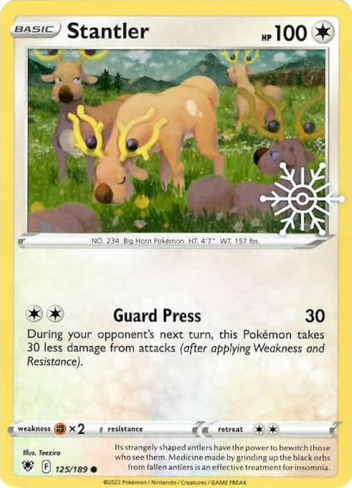 Stantler (125/189) (Holiday Calendar) [Sword & Shield: Astral Radiance] | Good Games North